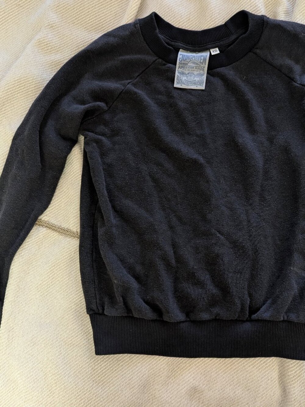 XS Jungmaven Black Sweatshirt